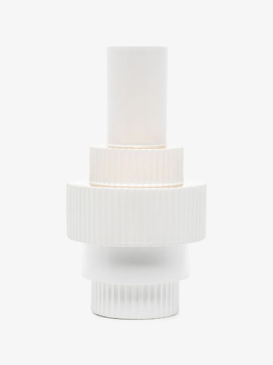 White Large Gear Vase