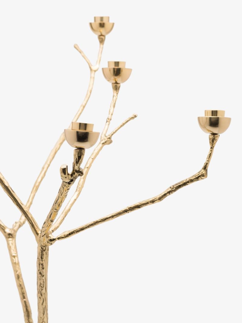 Gold-tone Twiggy Candle Holder