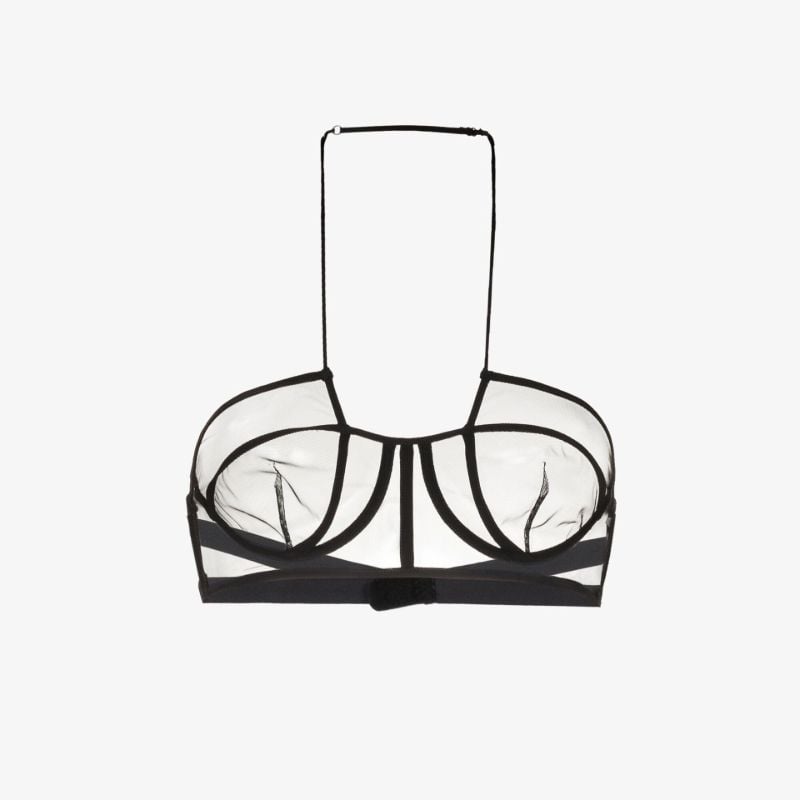 Tulle Halterneck Bra