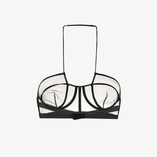 Tulle Halterneck Bra