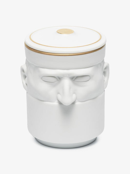 White Il Seguace Pure White Black Stone Scented Candle