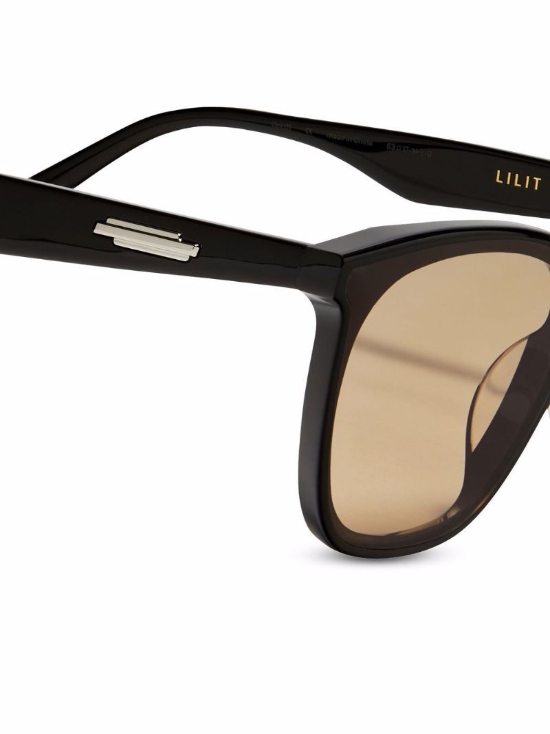 Black Lilit 01 Square Sunglasses