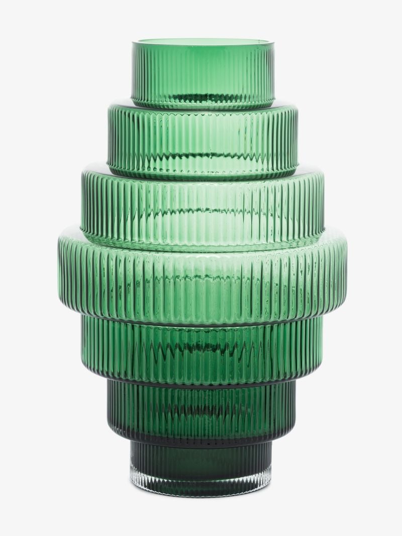 Green Steps Small Vase