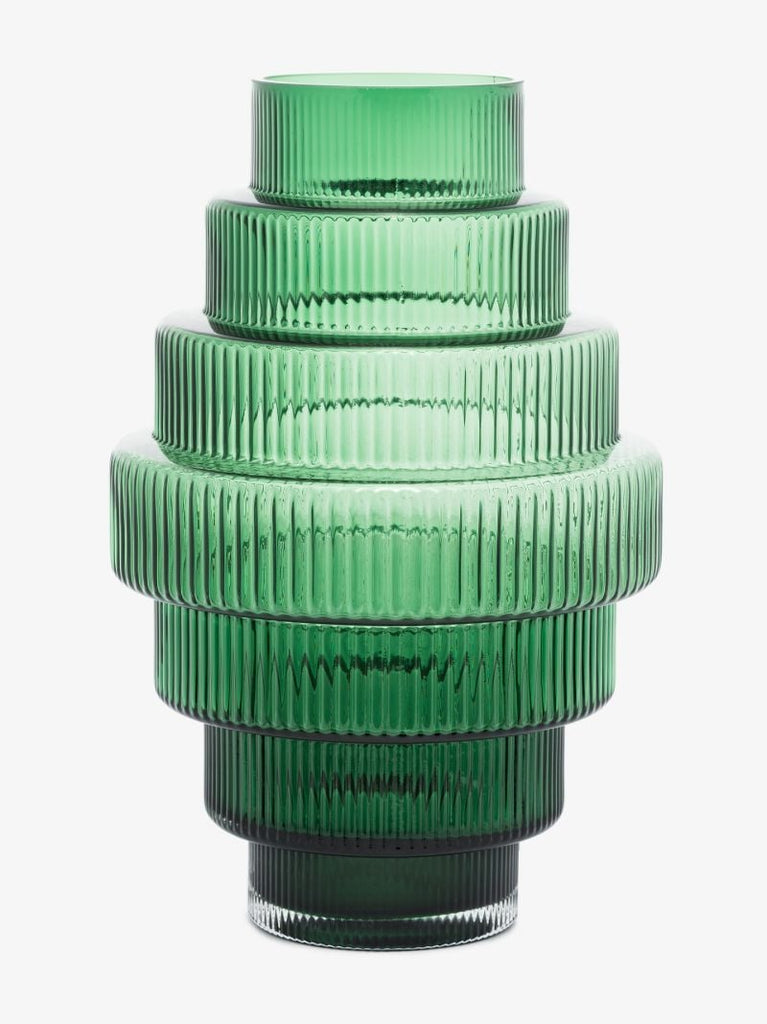 Green Steps Small Vase