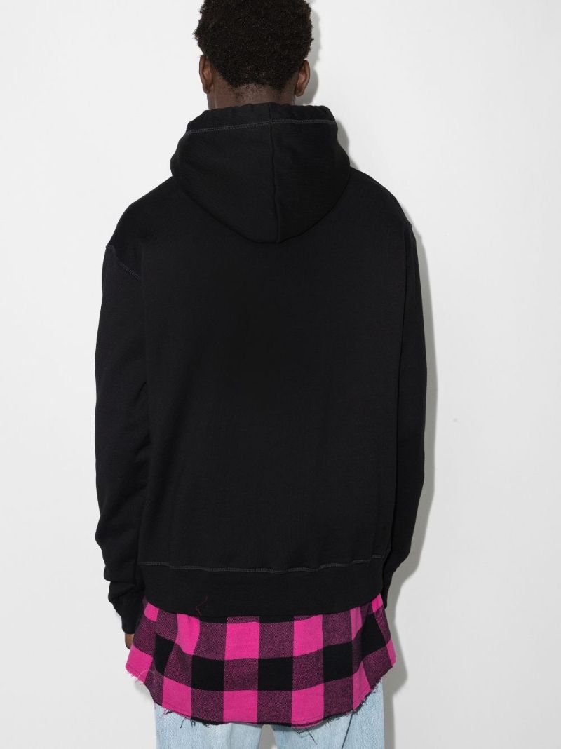 Spray Icon Print Logo Hoodie
