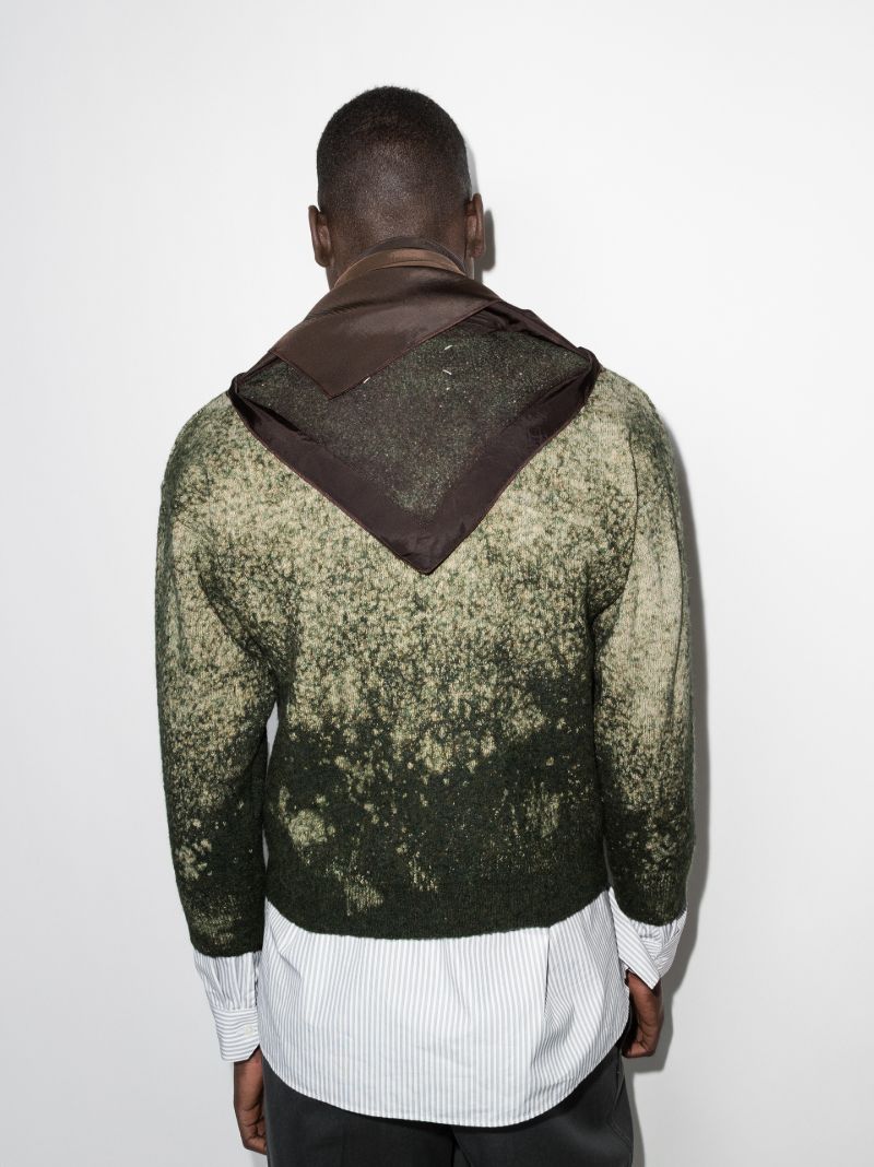 Cropped Crew Neck Sweater