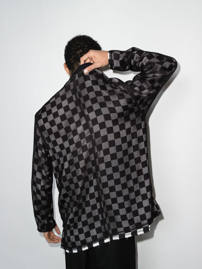 Check Print Sweatshirt