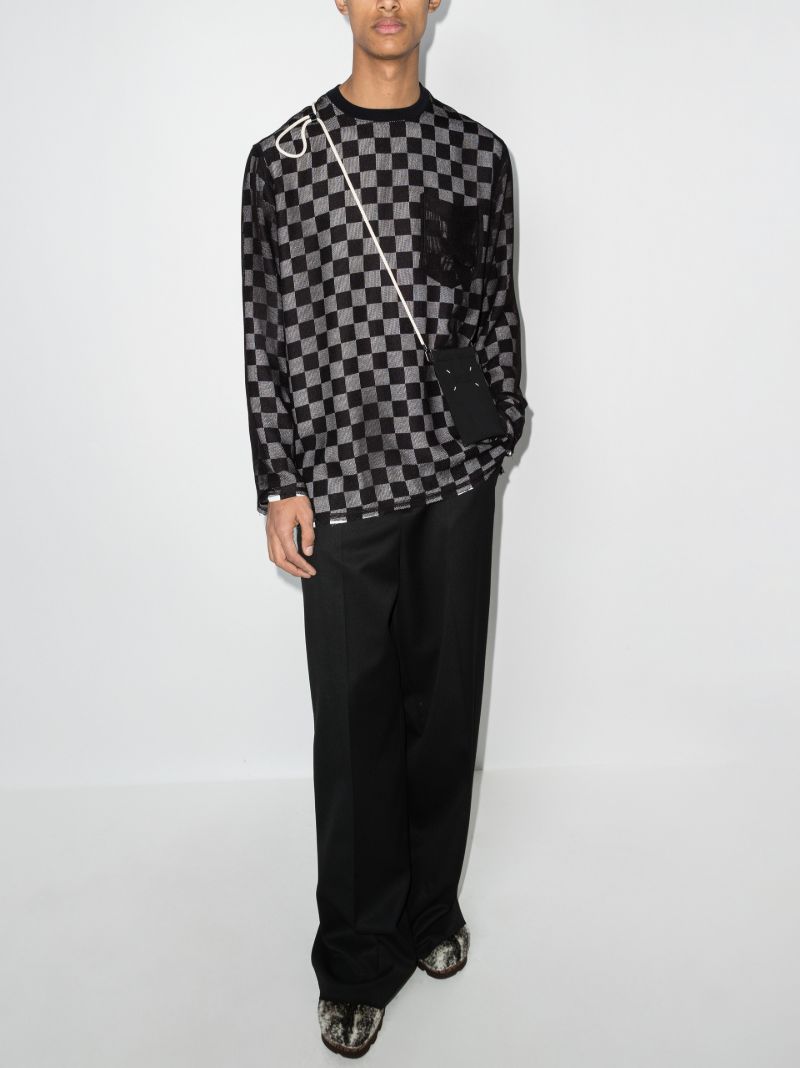 Check Print Sweatshirt