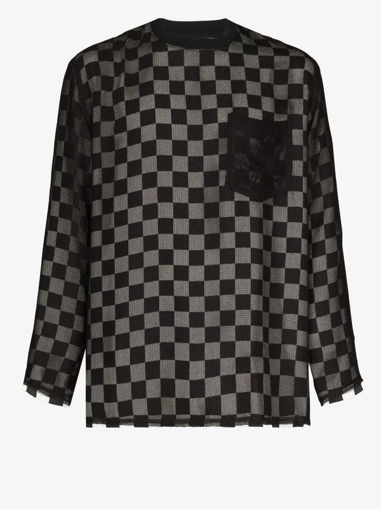 Check Print Sweatshirt