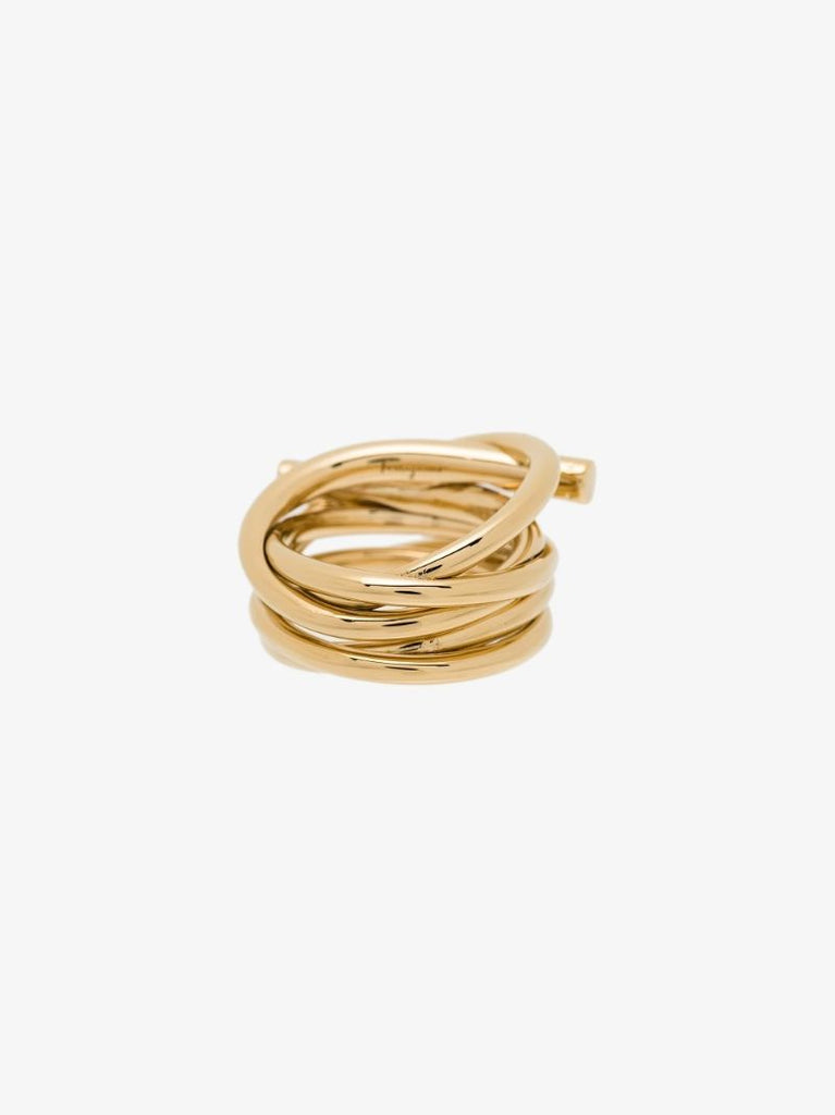 Gancini Knot-detail Ring