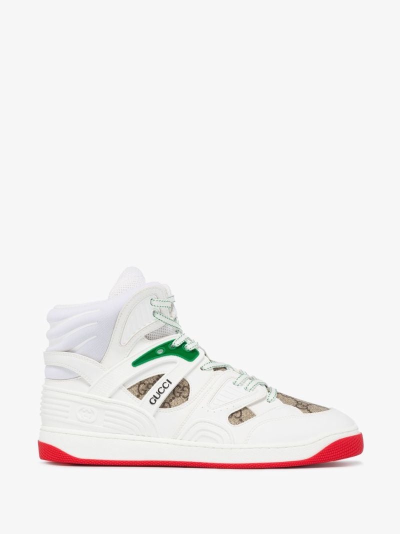 White Basket High Top Demetra Sneakers