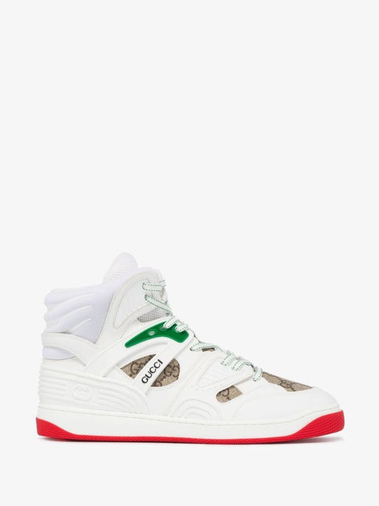 White Basket High Top Demetra Sneakers