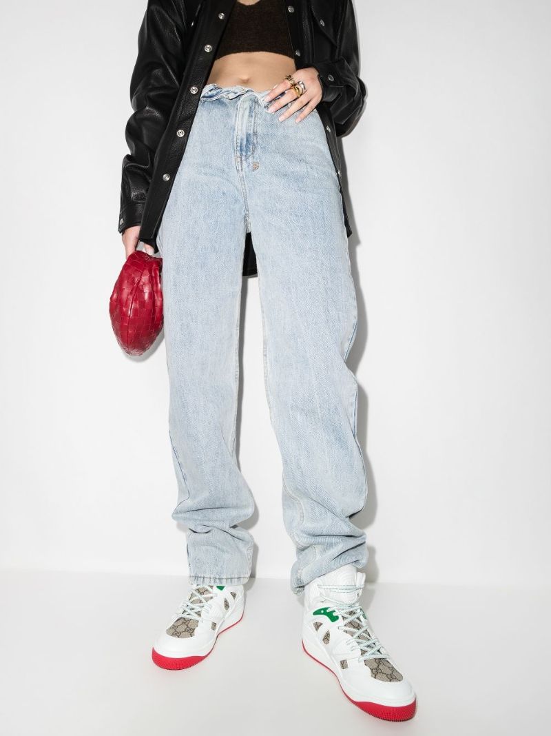 White Basket High Top Demetra Sneakers