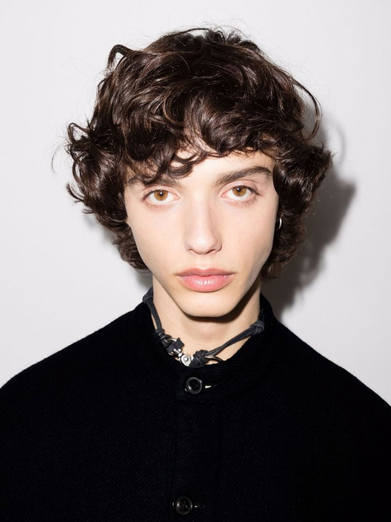 Collarless Button-down Jacket