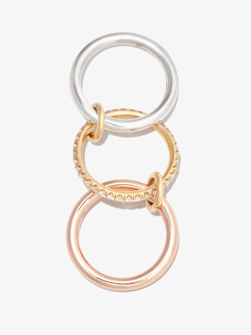 18k Yellow Gold Libra Petite Diamond Ring