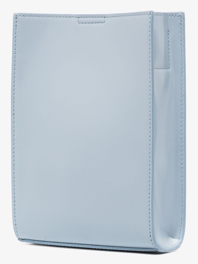 Blue Tangle Small Leather Cross Body Bag