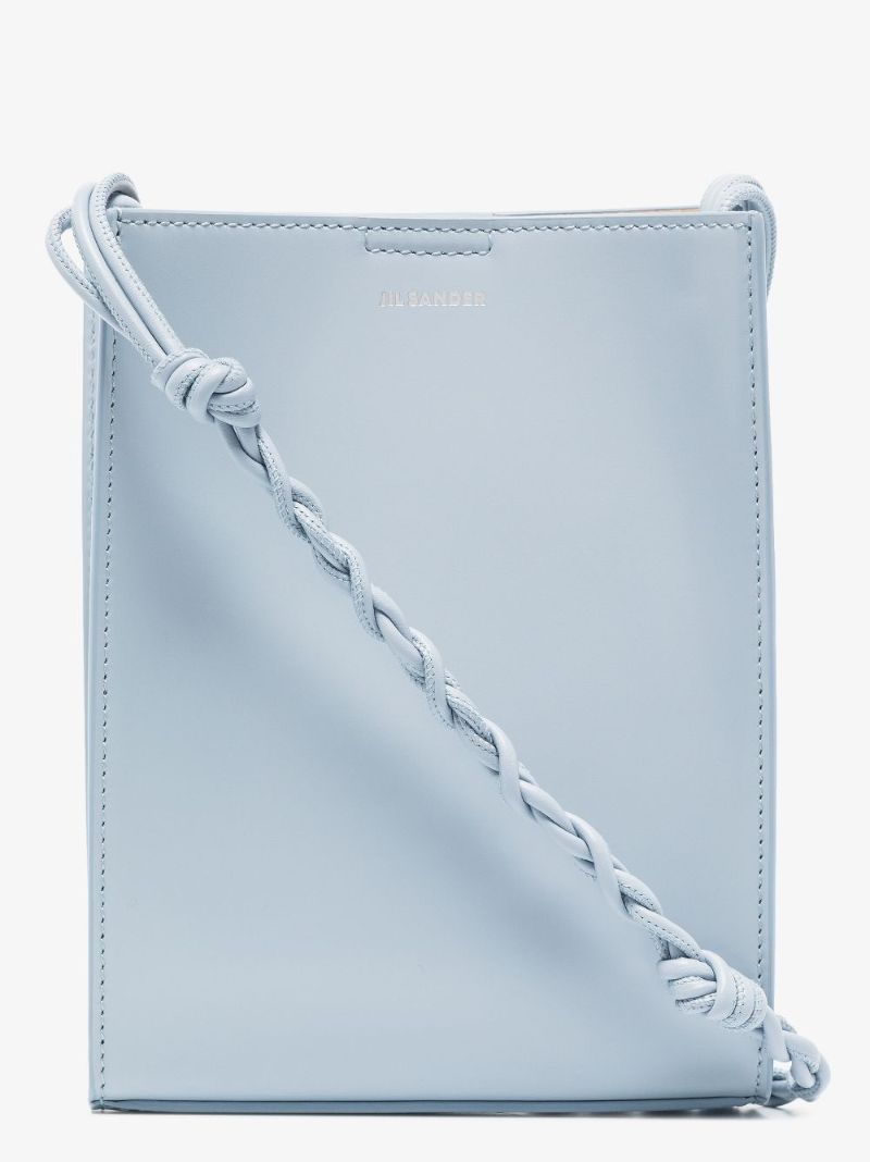 Blue Tangle Small Leather Cross Body Bag