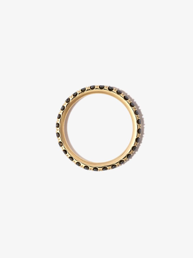 18k Yellow Gold Single Diamond Ring