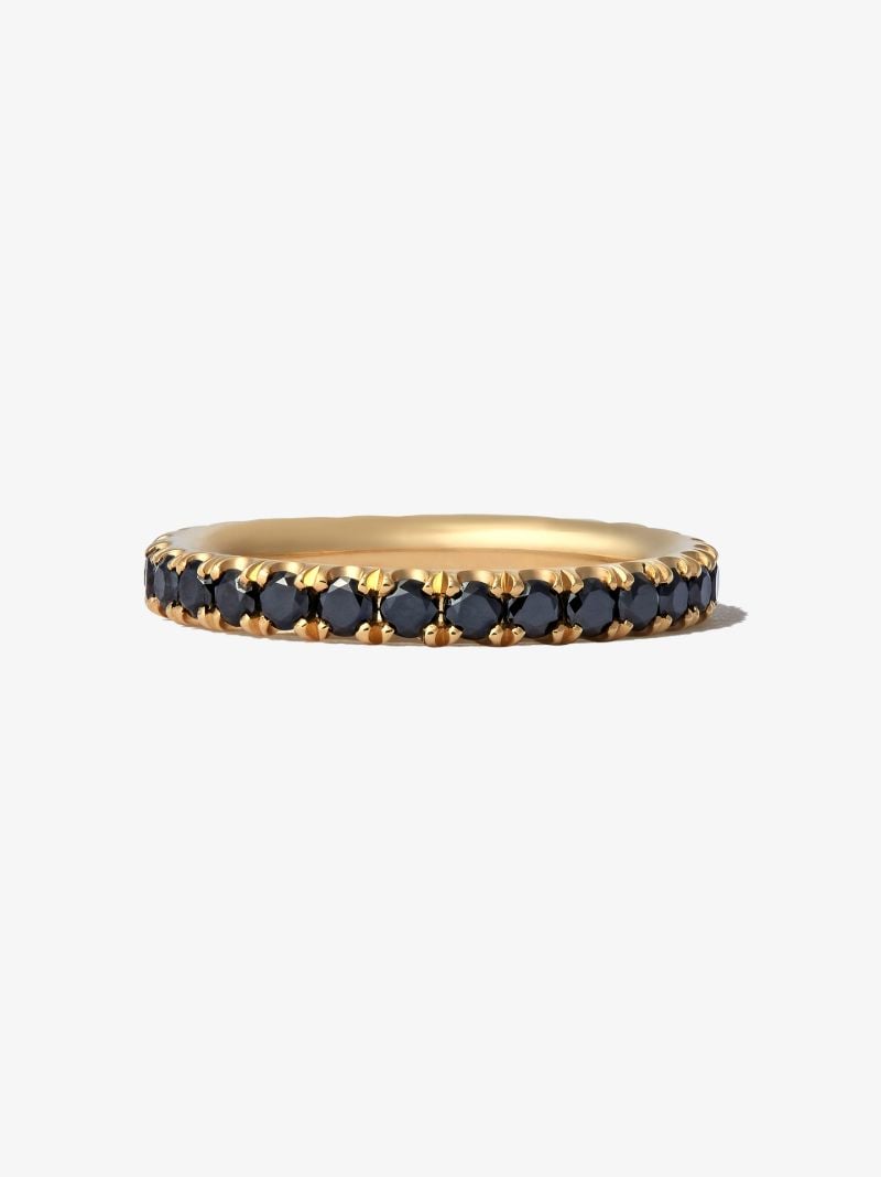 18k Yellow Gold Single Diamond Ring