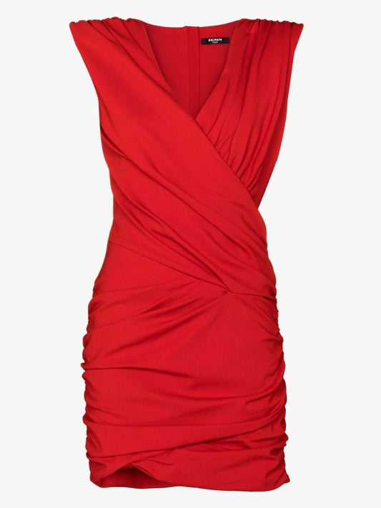 Draped Mini Dress