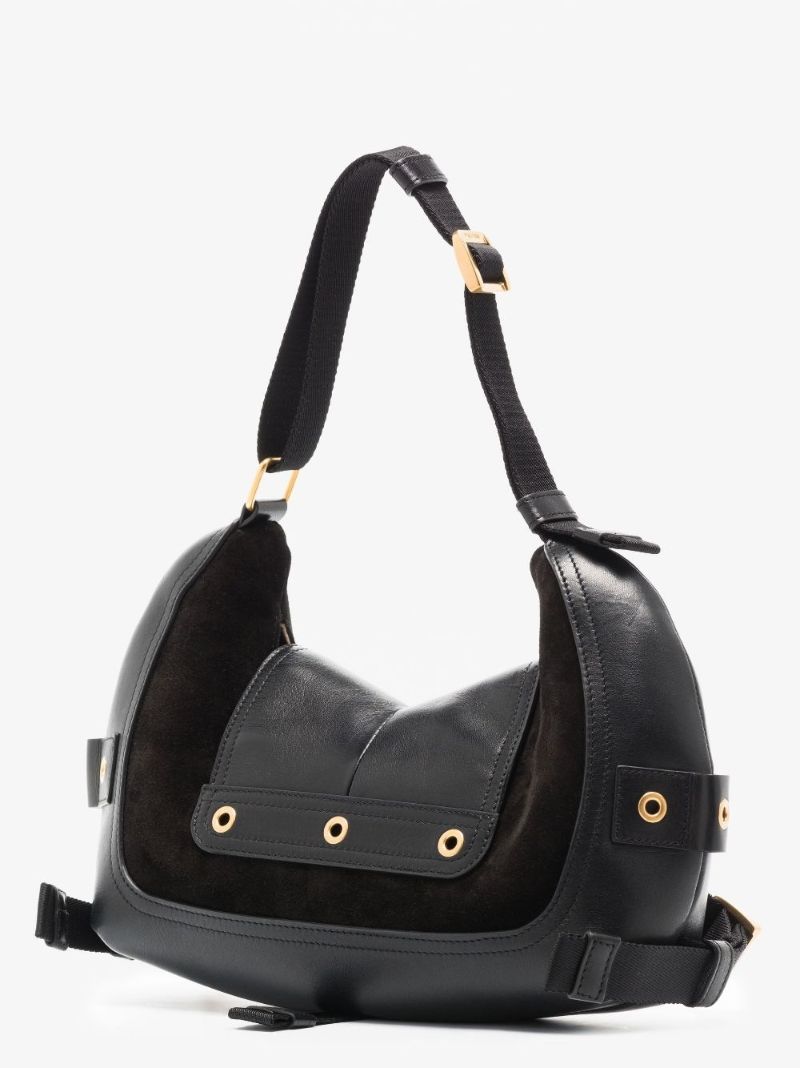 Black Major Small Leather Shoulder Bag