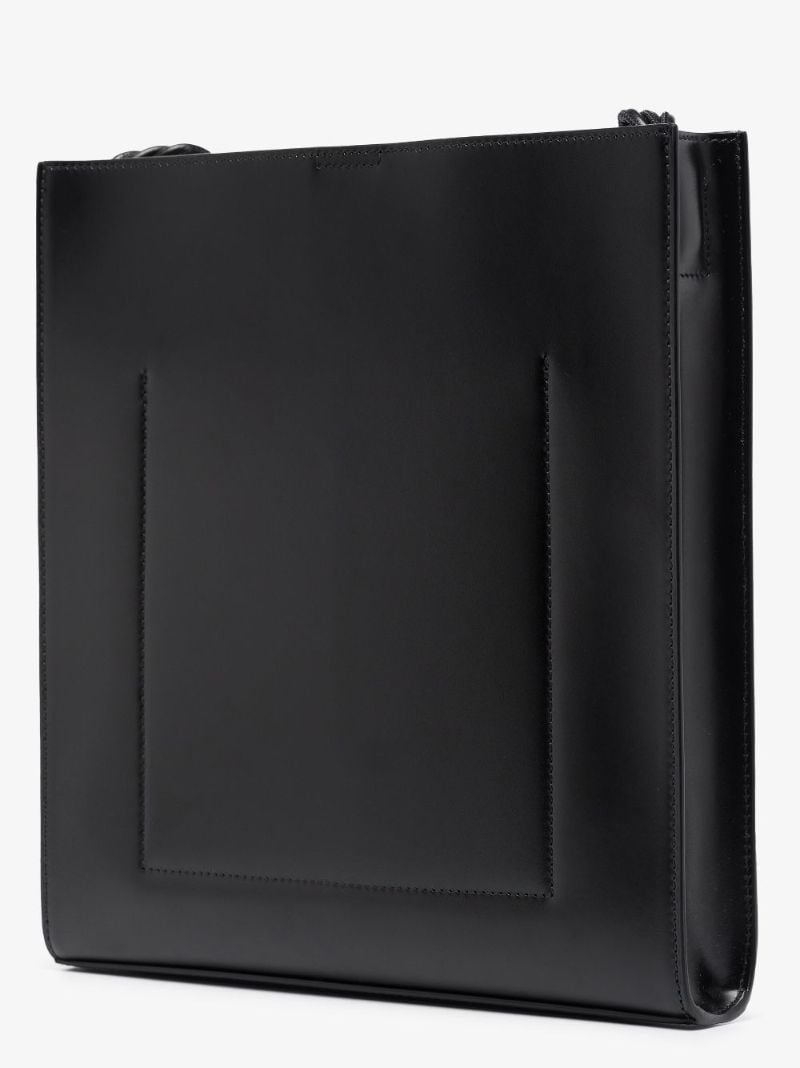 Black Tangle Medium Leather Cross Body Bag