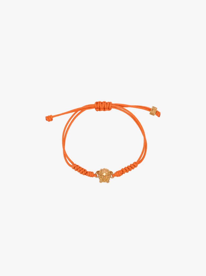 Orange Medusa Braided Bracelet