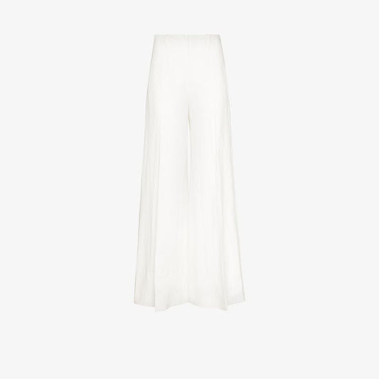 Wide Leg Linen Trousers