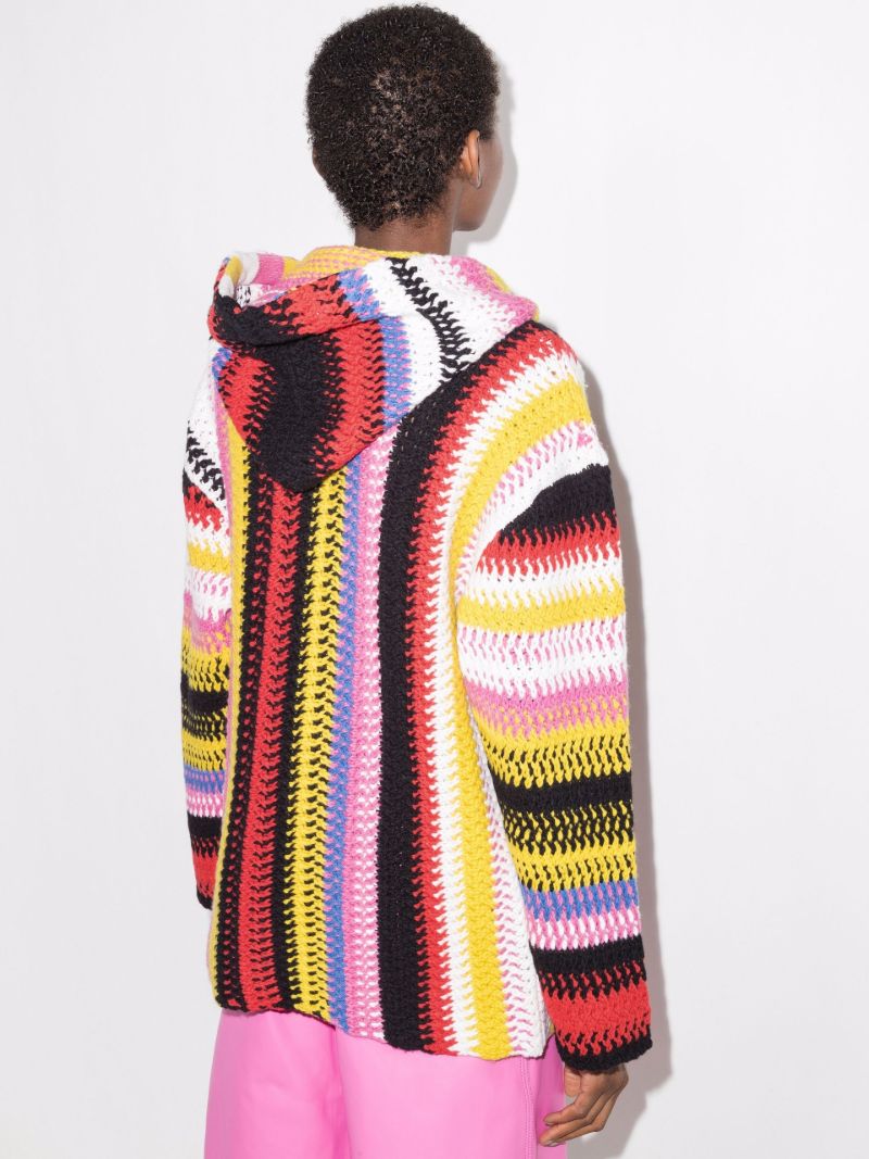 Striped MacramÃ_x0083_Â© Hoodie
