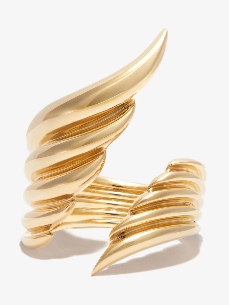 18k Yellow Gold Fire Ring