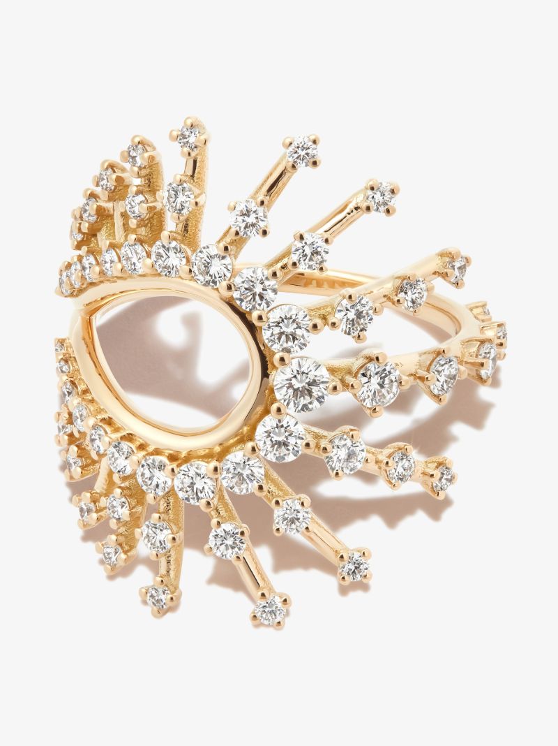 18k Yellow Gold Clarity Diamond Ring