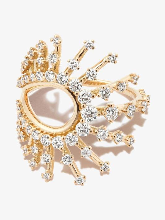 18k Yellow Gold Clarity Diamond Ring