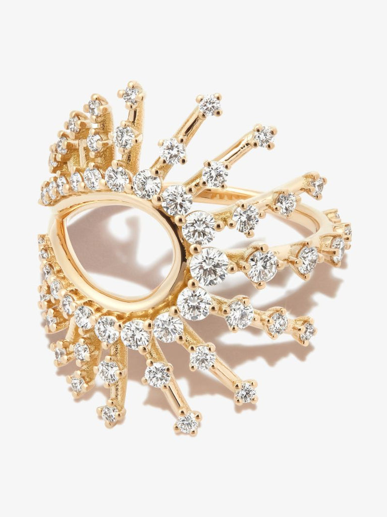 18k Yellow Gold Clarity Diamond Ring