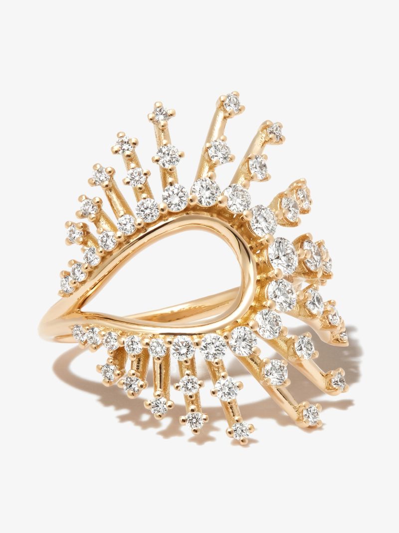 18k Yellow Gold Clarity Diamond Ring