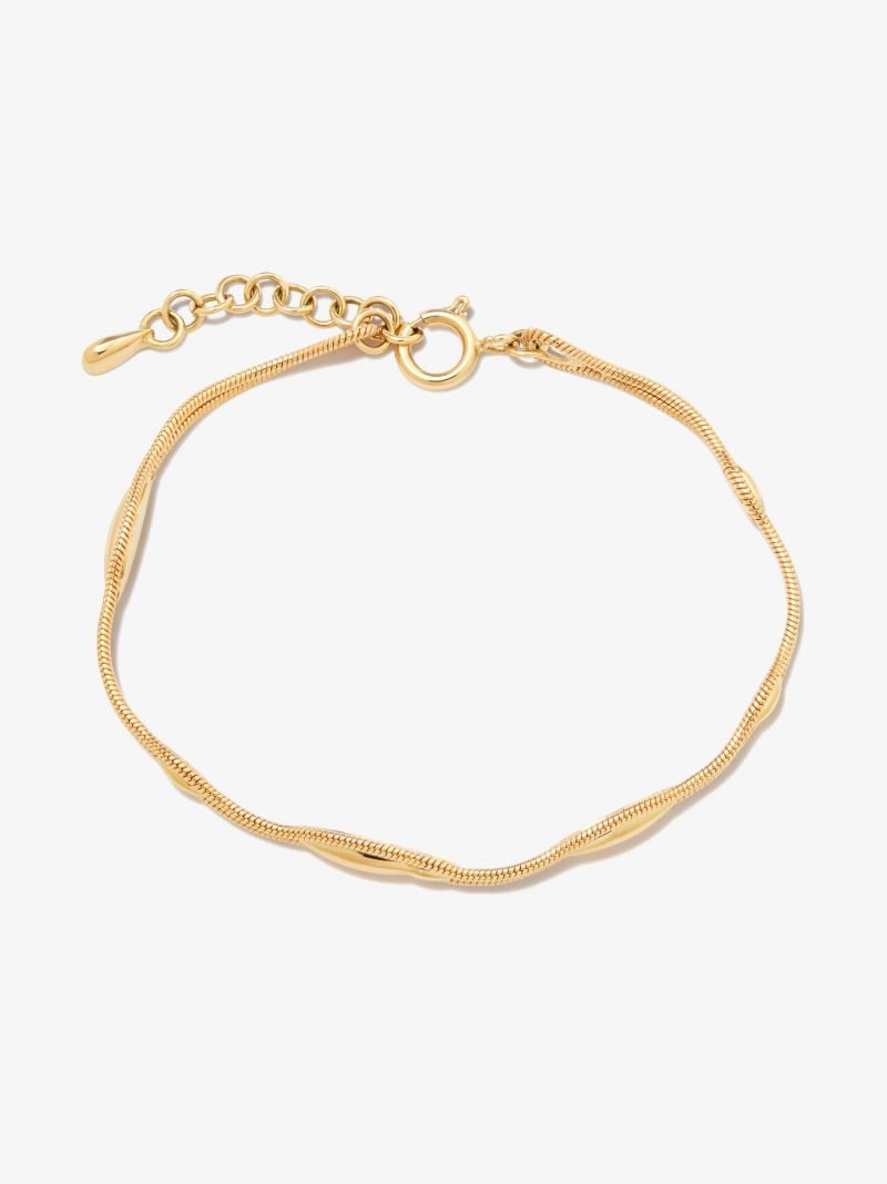 18k Yellow Gold Fluid Gold Bracelet