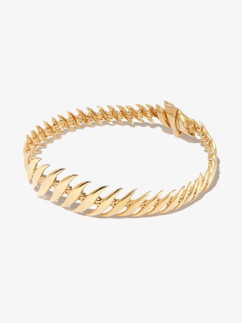 18k Yellow Gold Small Flame Bracelet