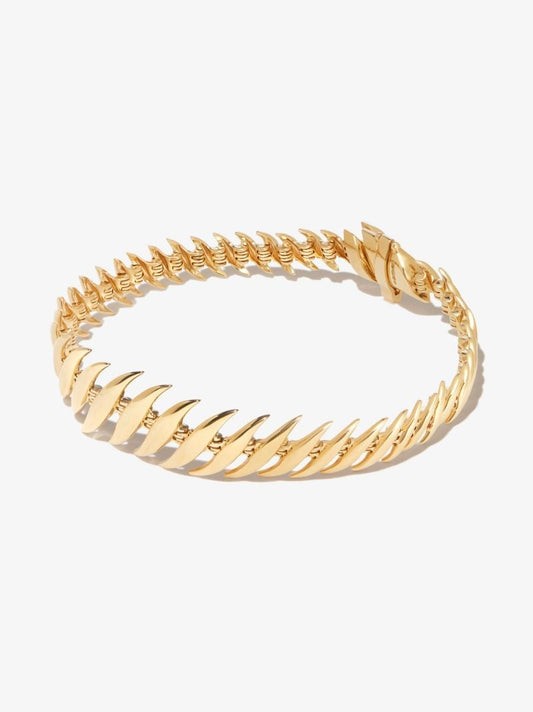 18k Yellow Gold Small Flame Bracelet