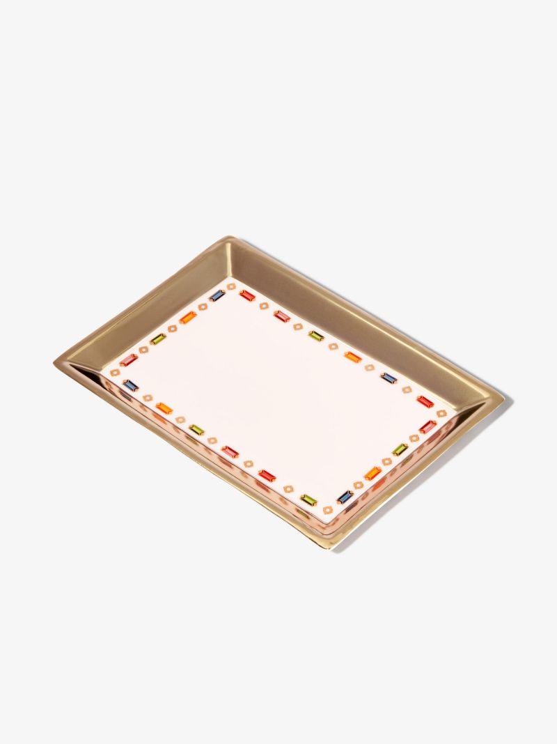 Pink Rainbow Sapphire Jewellery Tray