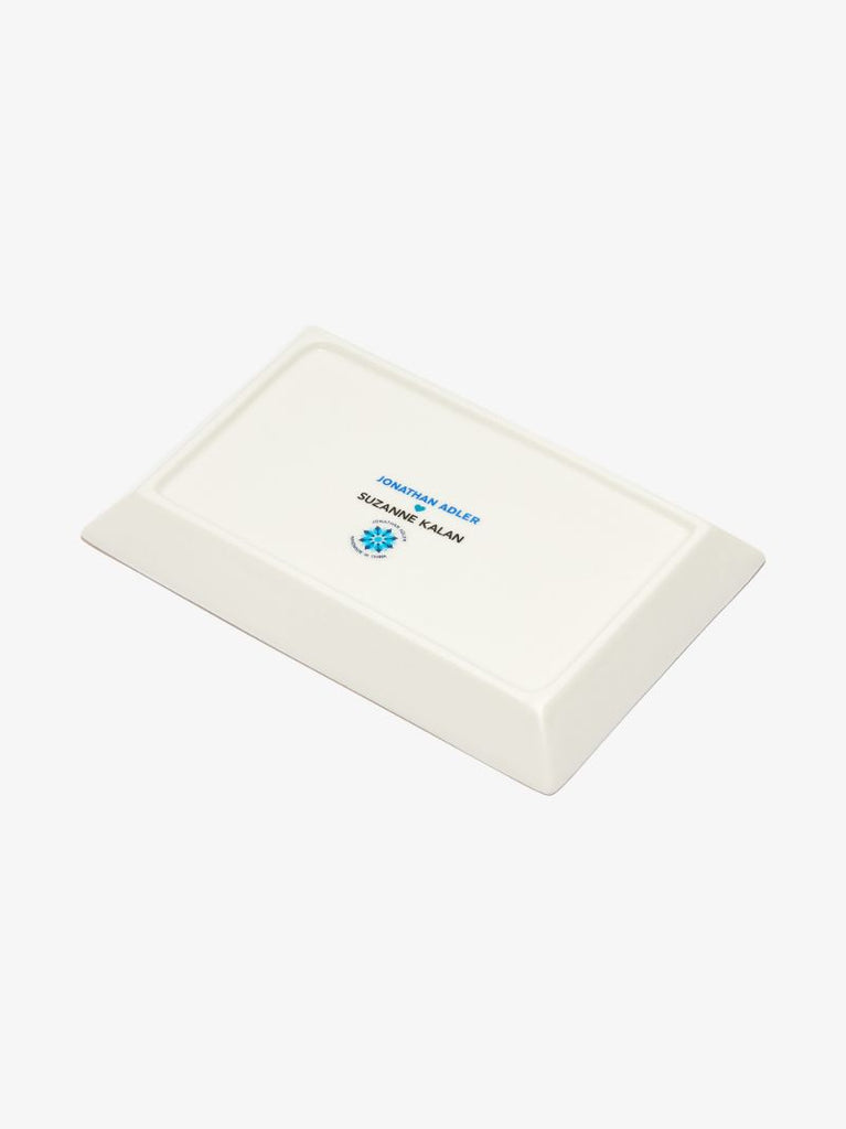 X Jonathan Adler Blue Three Evil Eyes Porcelain Jewellery Tray