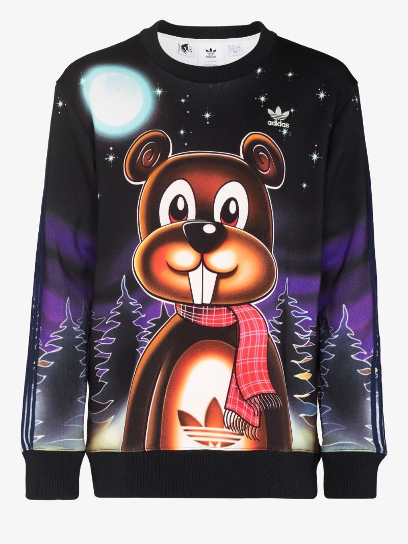 X Kerwin Frost Squirrel Print Sweater