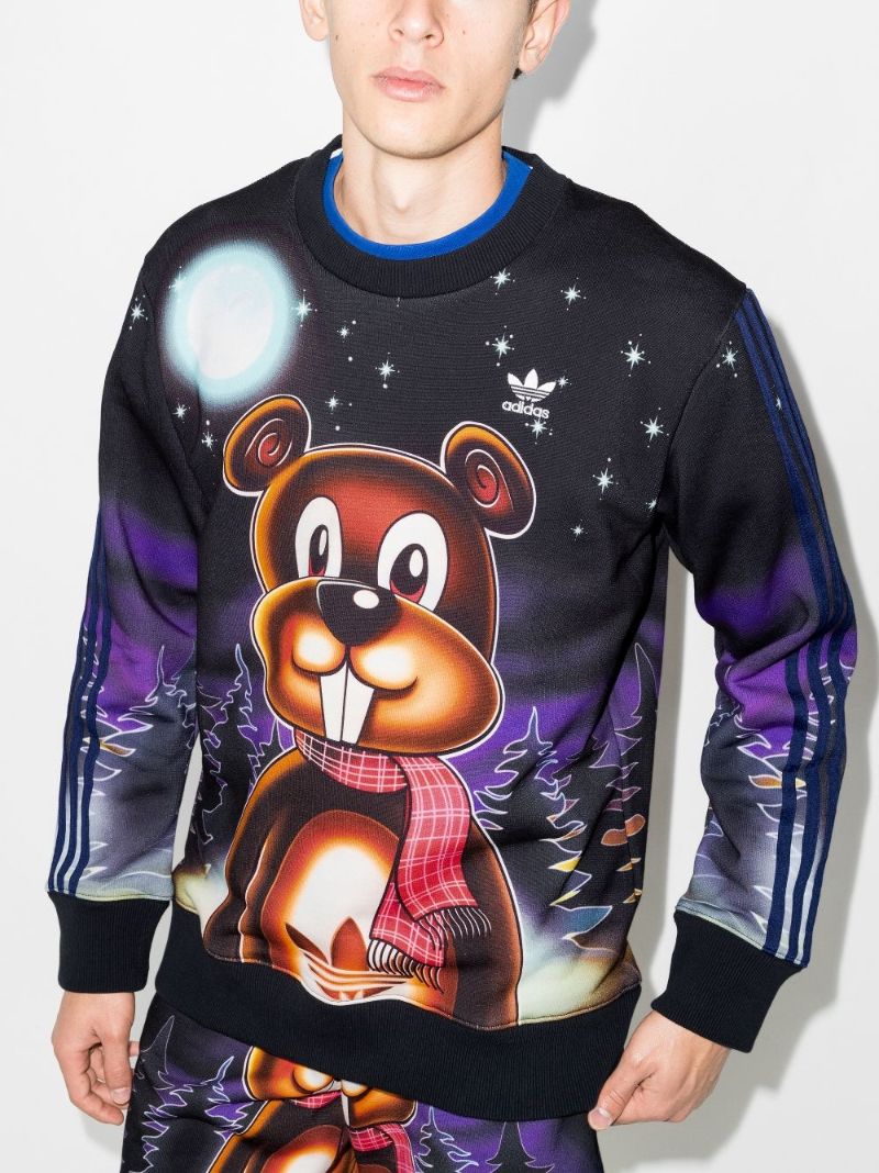 X Kerwin Frost Squirrel Print Sweater