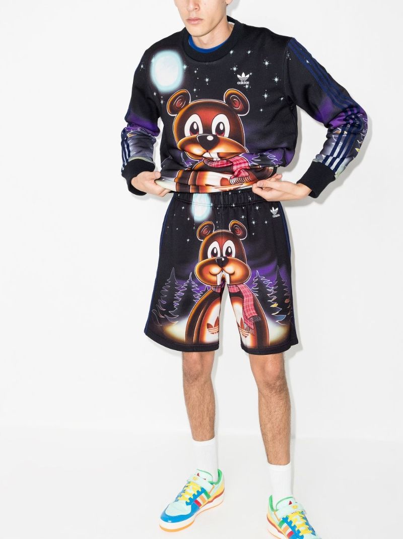 X Kerwin Frost Squirrel Print Sweater