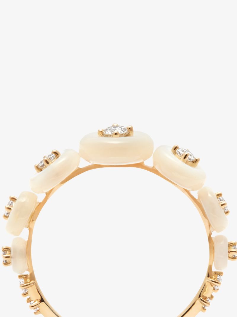 18k Yellow Gold Surrounding Small Ring