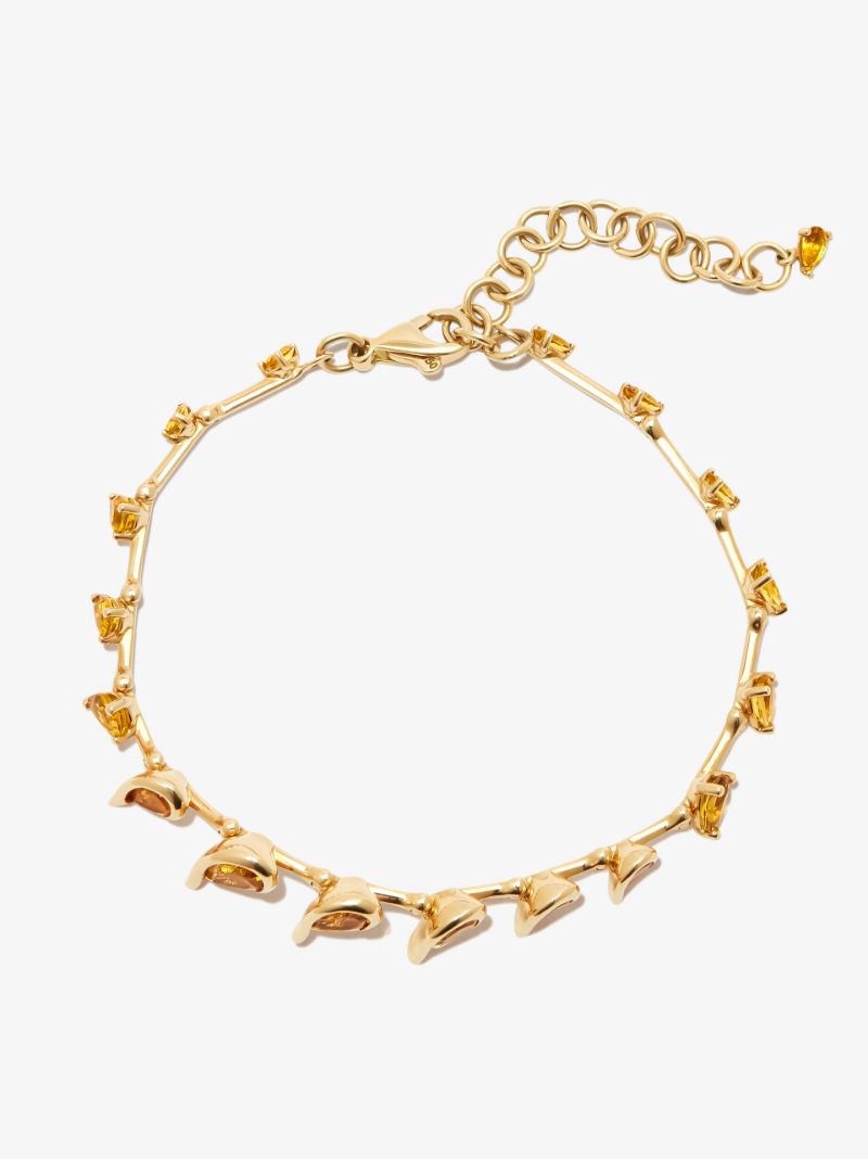 18k Yellow Gold Flicker Citrine Bracelet