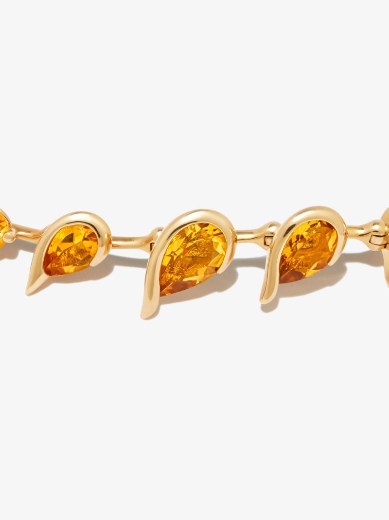18k Yellow Gold Flicker Citrine Bracelet