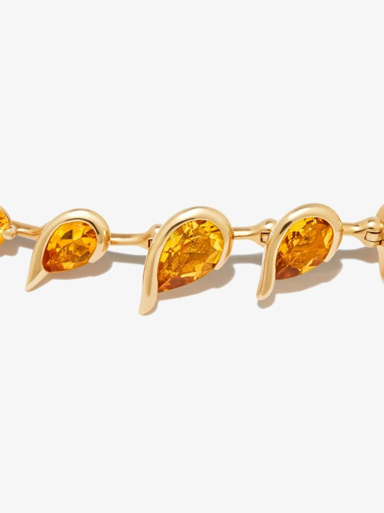 18k Yellow Gold Flicker Citrine Bracelet