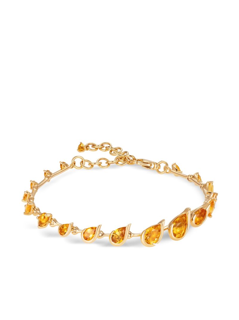 18k Yellow Gold Flicker Citrine Bracelet