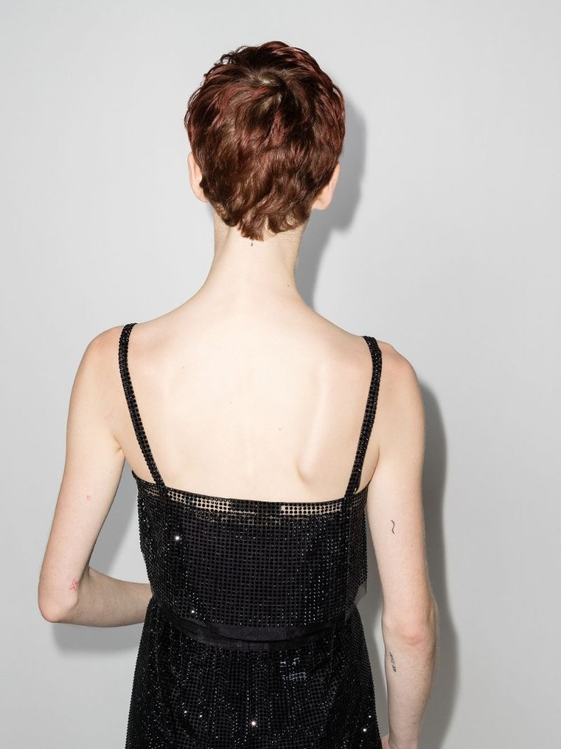 Crystal Cropped Camisole Top