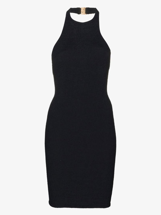 Polly Seersucker Halterneck Mini Dress