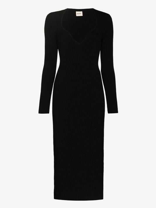 Alessandra Ribbed Midi Dress